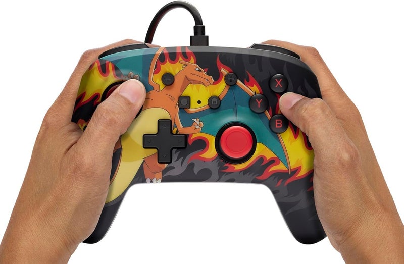 Controller Nintendo PowerA Enhanced Wired Charizard Firestorm Mappable Buttons63617616740866111