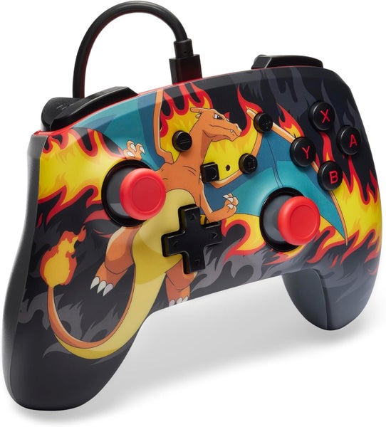 Controller Nintendo PowerA Enhanced Wired Charizard Firestorm Mappable Buttons63617616740866112