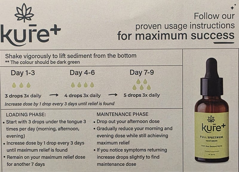 KURE FULL SPECTRUM HEMP DROPS | NZ's First CBD Alternative | Sleep Disorders Carousel 10