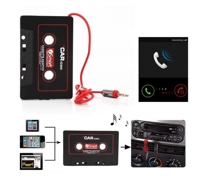 Car Cassette Tape Adapter Cassette MP3 Player Converter for iPod, iPhone, MP3 Carousel 2