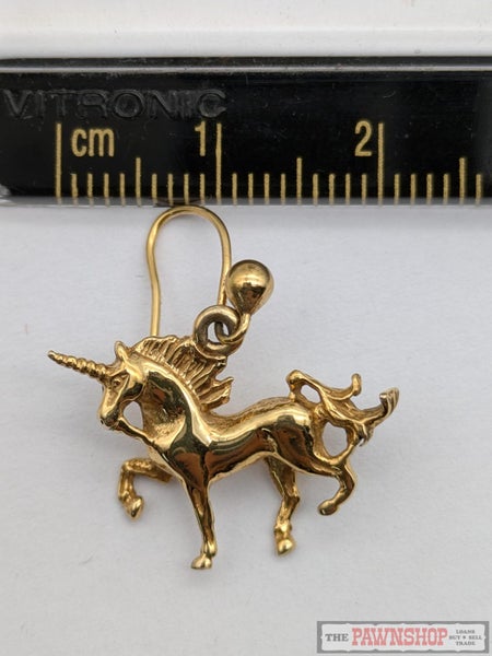 Unicorn Dangle Earrings in 9ct Yellow Gold 4.20 Grams Carousel 6