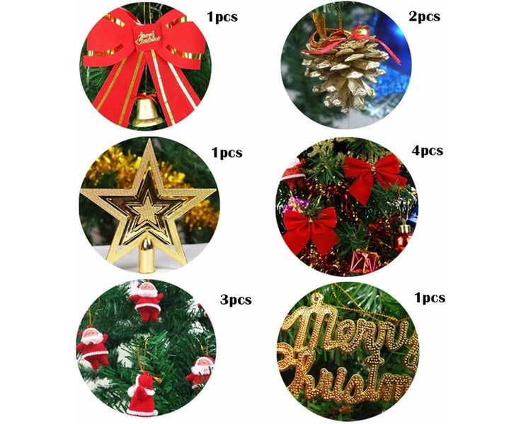 Christmas Decoration Mini Christmas Tree with Lights Set, Mini Table Christma Carousel 2