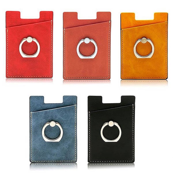 (USA1117) PU Card Pocket with Ring Holder Carousel 1