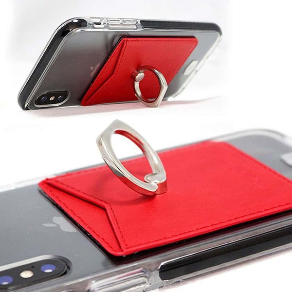 (USA1117) PU Card Pocket with Ring Holder Carousel 2