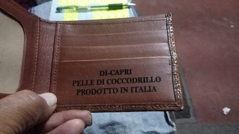 COCODRILE LEATHER WALLET - MADE IN ITALY63621529947395112