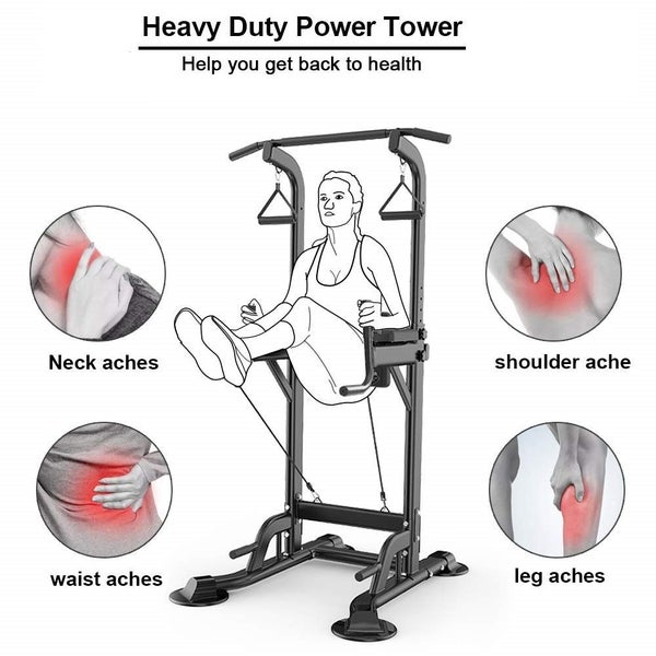Power Tower Pull Up Bar for Home Gym, Multi Functional Pull Up Bar Stand63617615302787112