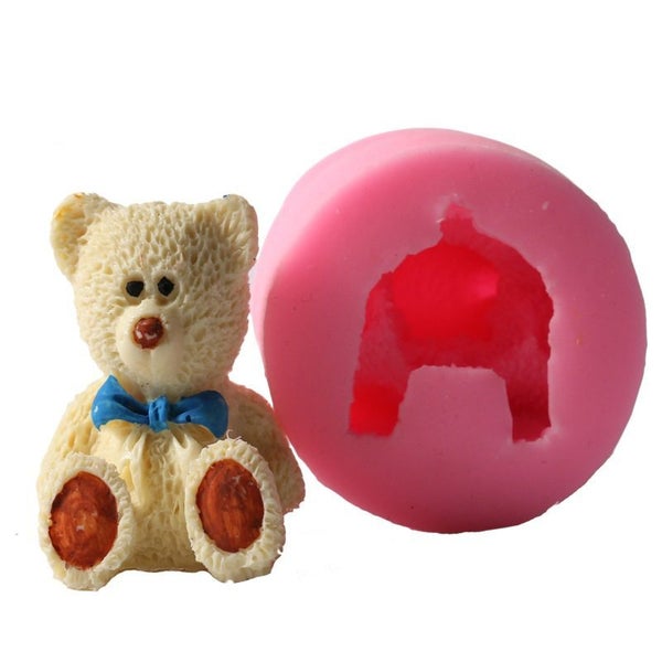 Teddy Bear Silicone Mould Fondant Cake Mold Carousel 1