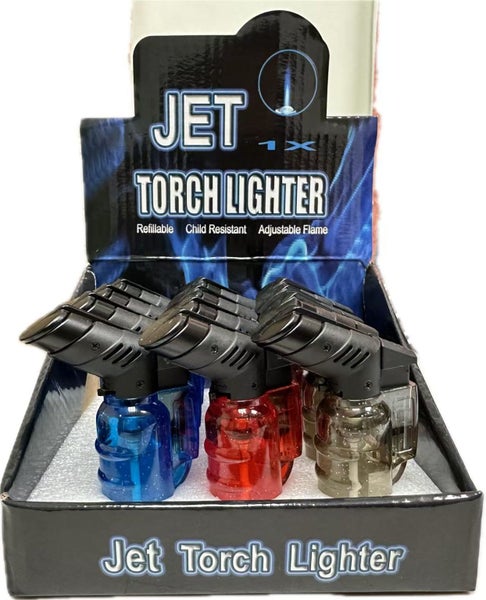 JET FLAME WIND PROOF GAS TORCH LIGHTER - REFILLABLE64073911707139110