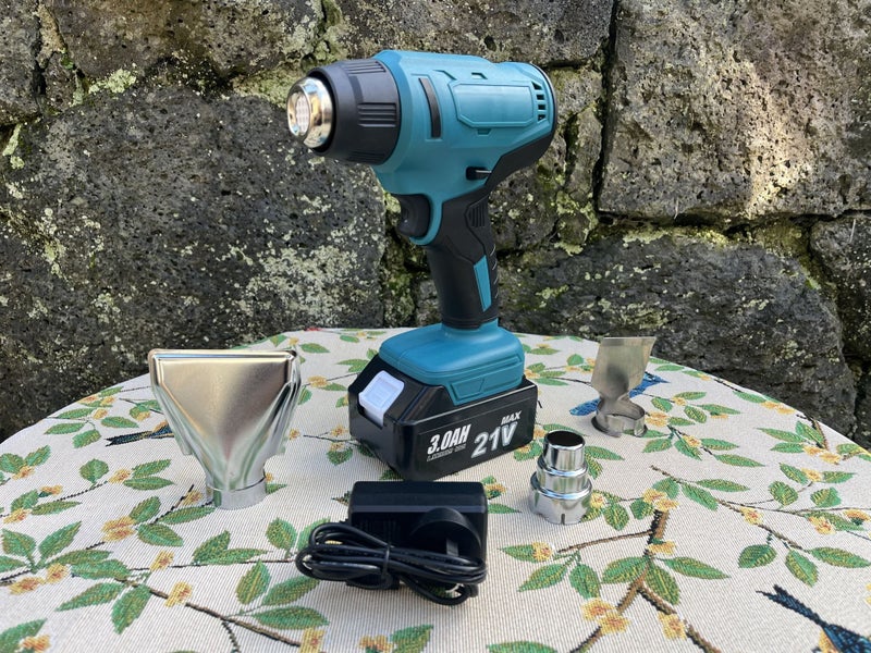 Cordless Heat Gun Hot Air Gun With 3 Nozzles For Makita 18V Battery Carousel 4