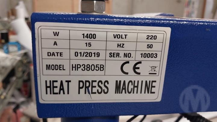 Heat Press Machine HP3805B Printing Equipment Carousel 6