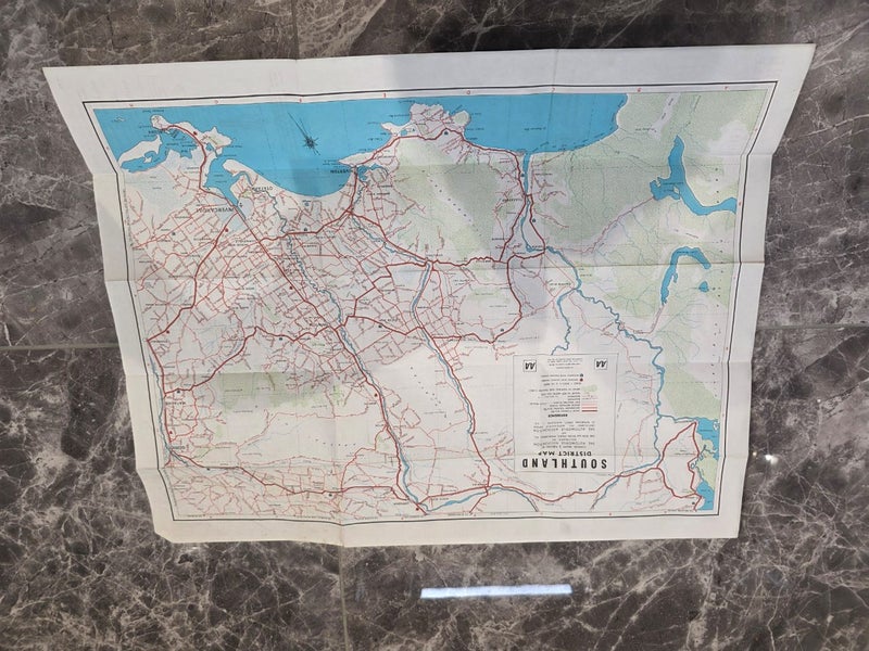 Vintage Automobile Association Southland District Map Carousel 1