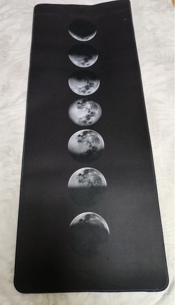 desk pad mouse pad moon print black Carousel 2