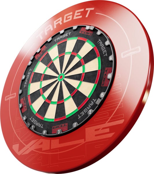 Target Darts TOR Dart Board + Vale Polished Surround + Darts Set Carousel 2