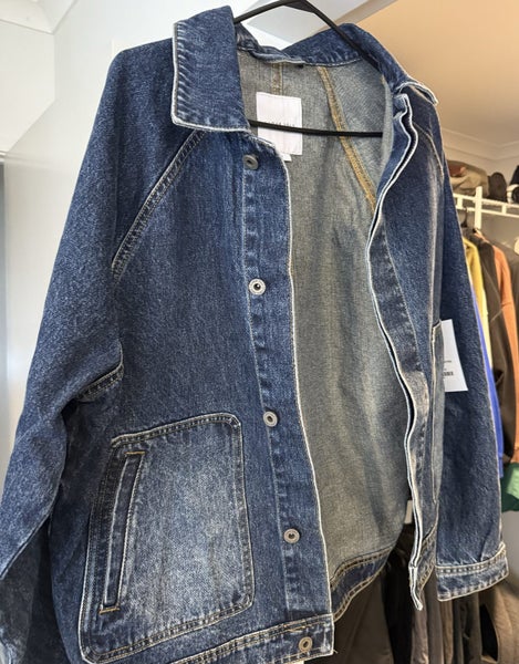 “I Love Ugly” Denim Jacket (L)63615278713345113