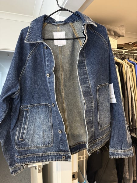 “I Love Ugly” Denim Jacket (L)636152787133451114