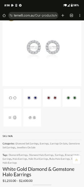 Diamond earring 'jackets' Carousel 2