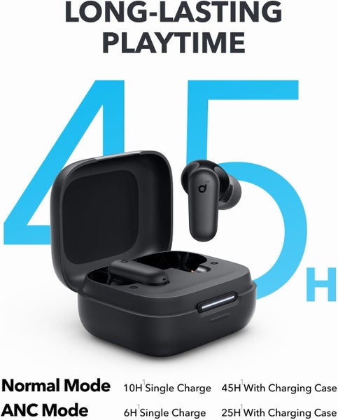 Anker Soundcore P30i Adaptive Noise Cancelling Wireless Earbuds - Black Carousel 6