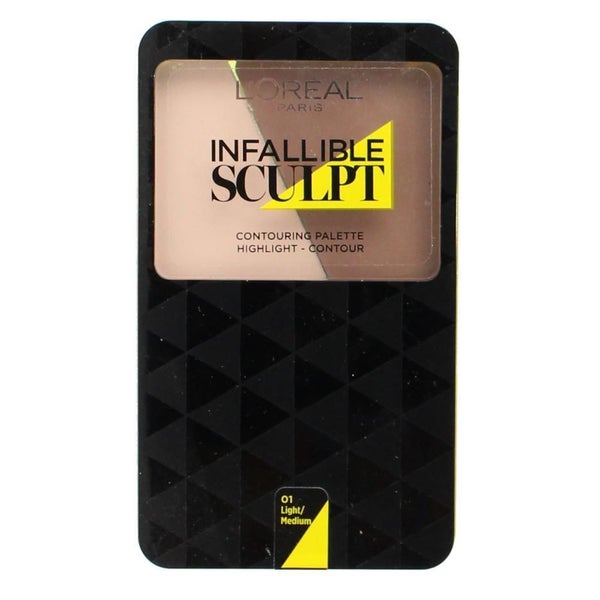Loreal 10g Infallible Sculpt Contouring Palette Contour - 01 Light/Medium Carousel 1