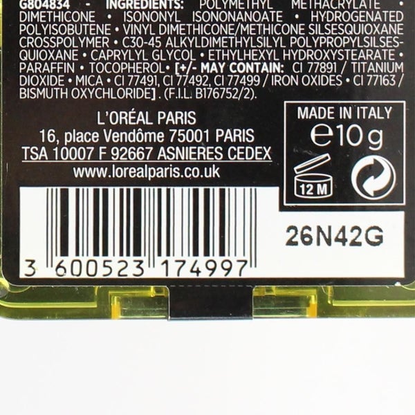 Loreal 10g Infallible Sculpt Contouring Palette Contour - 01 Light/Medium Carousel 2