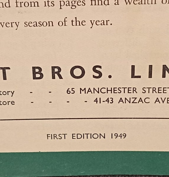 ATLAS COOKERY Book New Zealand Cookbook Vintage 1940s NZ 1st Edition63614963990147113