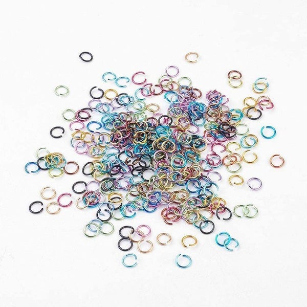 Jewellery Making Supplier 6mm Aluminum Open Circle Jump Rings Carousel 2