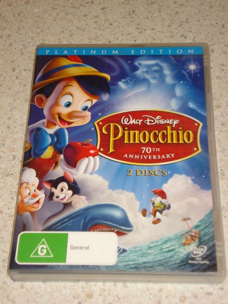 PINOCCHIO: PLATINUM EDITION-70TH ANNIVERSARY *2 DVD SET* Carousel 1