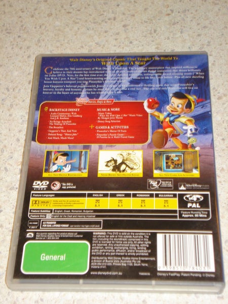 PINOCCHIO: PLATINUM EDITION-70TH ANNIVERSARY *2 DVD SET* Carousel 2