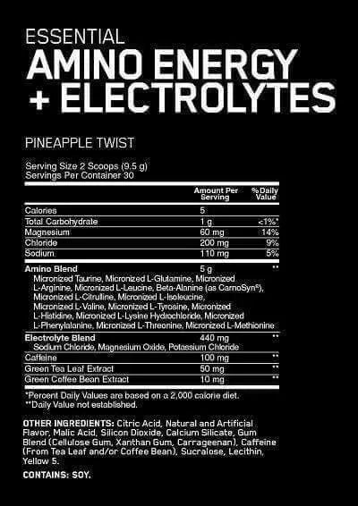 Optimum Nutrition Amino Energy + Electrolytes Carousel 3