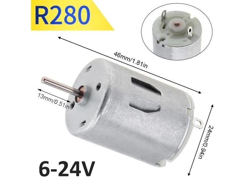 R280 RS360 R380 390 395 DC Motor 6V-24V 12V 12000-24000RPM Metal High Speed Carousel 1