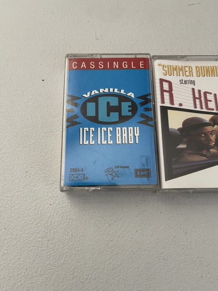 BULK 4x Cassettes Single Tapes RnB Rap Vanilla Ice R Kelly New Edition Apache Carousel 2