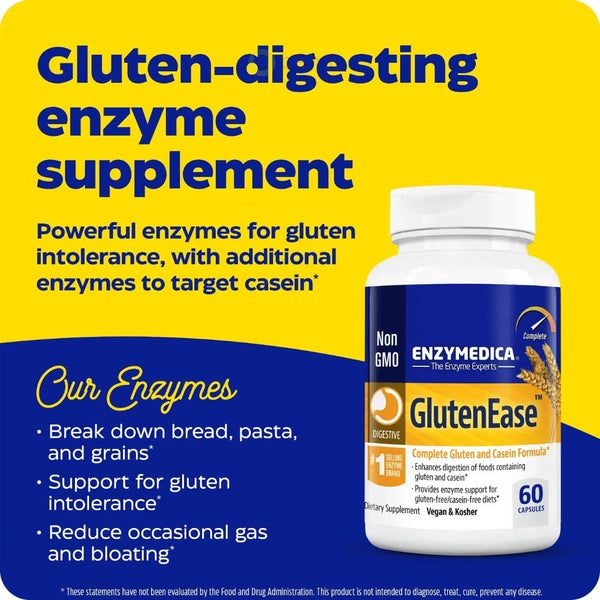 Enzymedica, GlutenEase, 60 Capsules Carousel 3