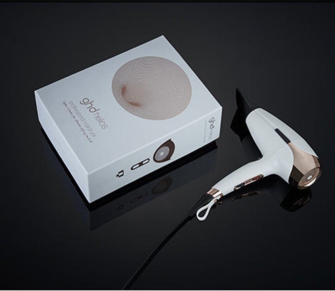 GHD Helios Hair Dryer in White Carousel 1