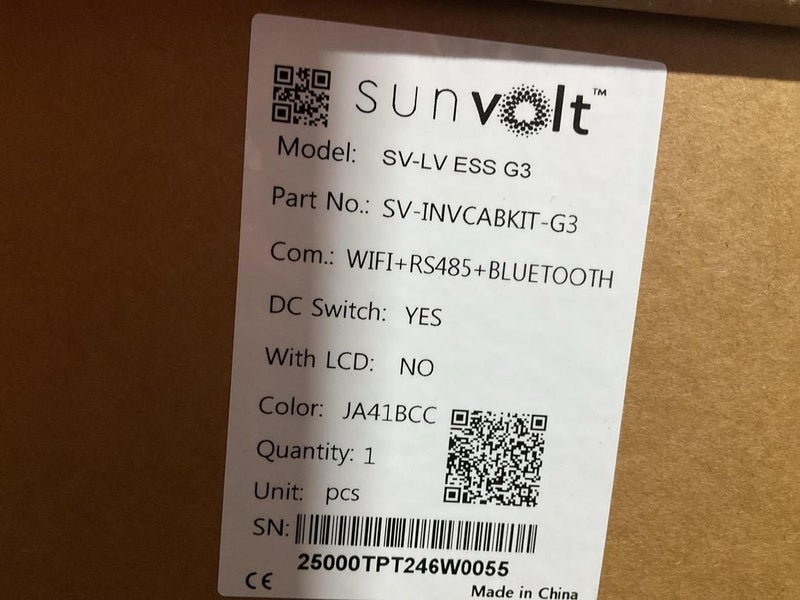 Sunvolt Energy Storage System G3 1x Carousel 4