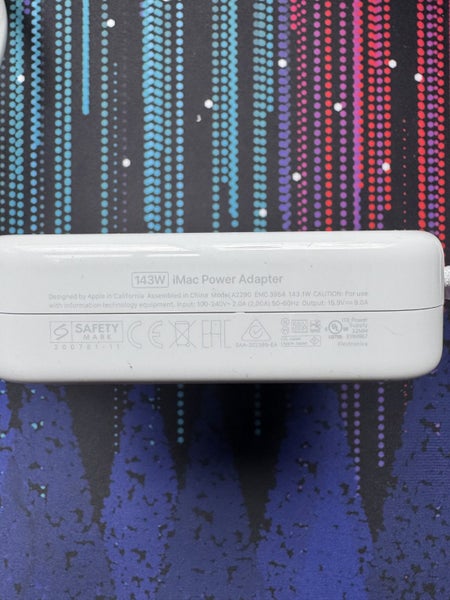Genuine Original Apple iMac Power Adapter M1 M3 (A2290) 143W (White/Silver) Carousel 2