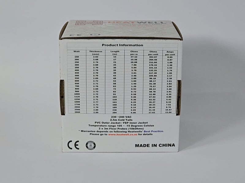 1500W Underfloor Heating Kit Carousel 4