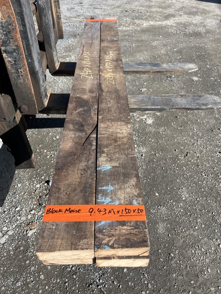 152x52 Solid Black Maire Timber – 9.43m Total (4 Pieces) Carousel 1