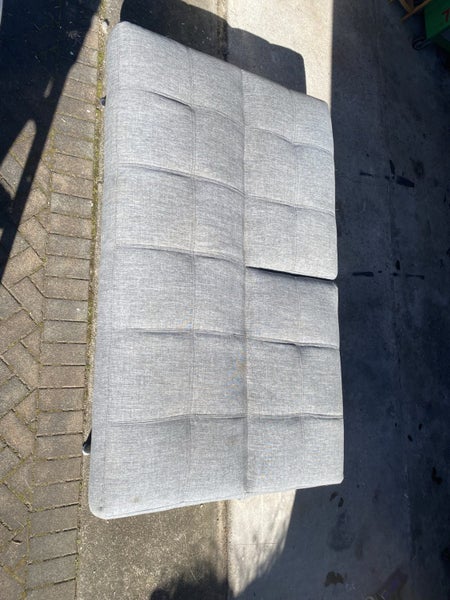 2x Grey Futon Sofa Beds – Converts to Bed, Great Condition!63617152718339111