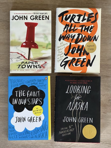 4 Signed John Green Novels (2 First Edition) Carousel 1