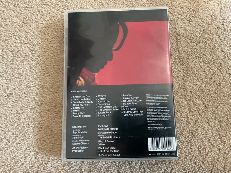 Sade - Lovers Live Carousel 2