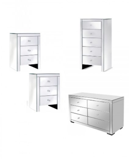 Daisey Mirrored 4 Piece Package Deal - G Carousel 1