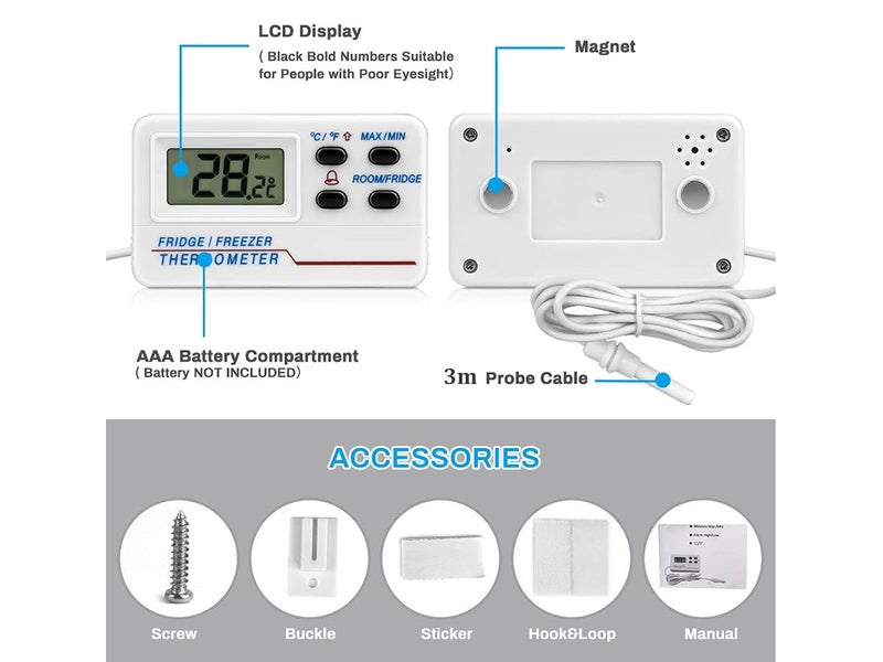 Fridge Thermometer Carousel 8