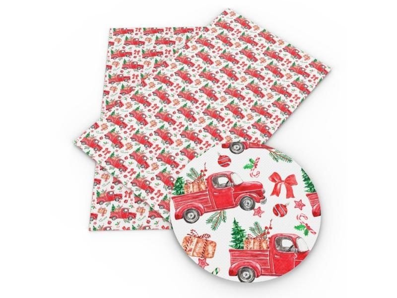 David 20*33cm Christmas DIY Bow Bag Craft Leather Fabric Sheets 1Yc17188 Carousel 1