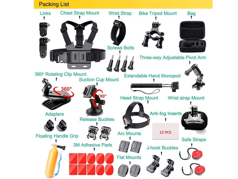 PTN Action Camera Accessories Sale Sale Sale Local NZ Clearance Carousel 10