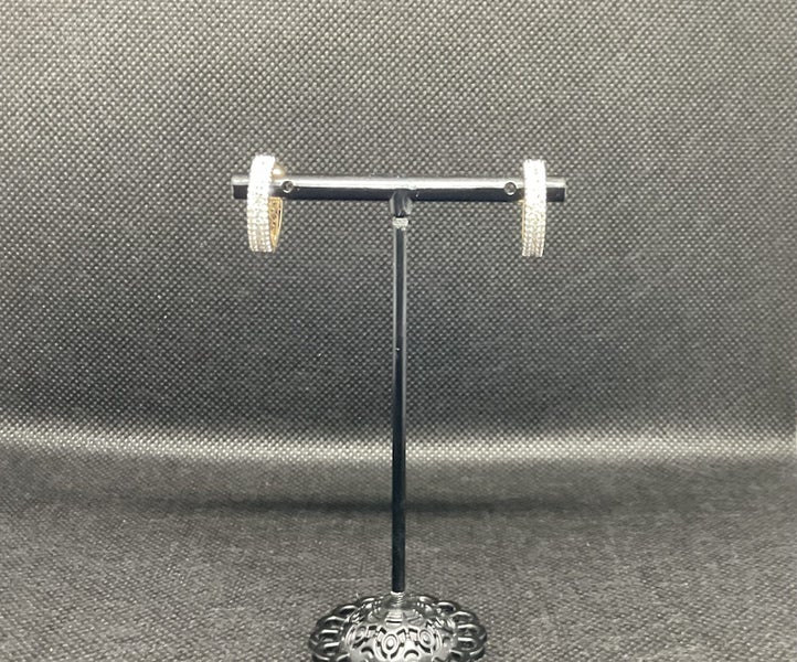 Diamond Huggie Earrings Carousel 3