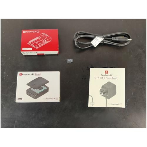 Raspberry Pi 5 8GB Official Entry Level Starter Kit Pack Black Case Edition with Carousel 1