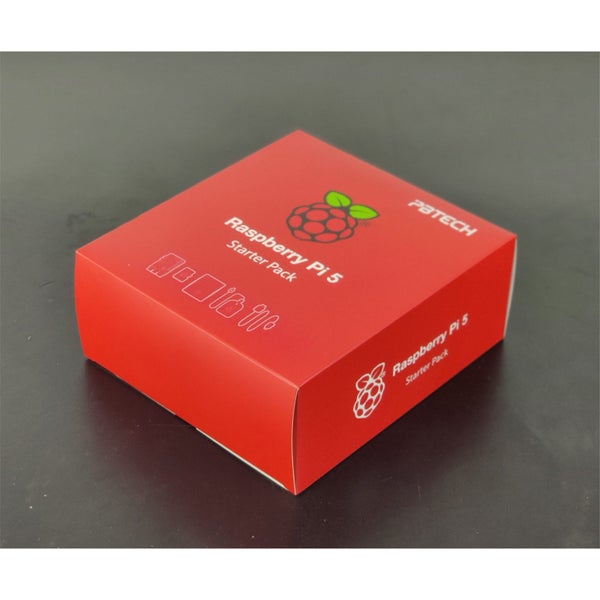 Raspberry Pi 5 8GB Official Entry Level Starter Kit Pack Black Case Edition with Carousel 2