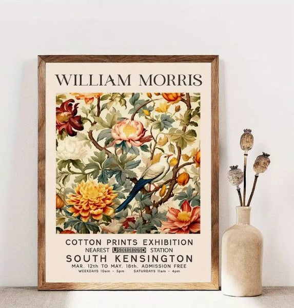 NEW William Morris Canvas Art Print - 50cm x 70cm Unframed Canvas Only Carousel 2