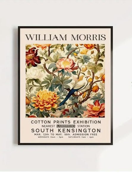 NEW William Morris Canvas Art Print - 50cm x 70cm Unframed Canvas Only Carousel 4