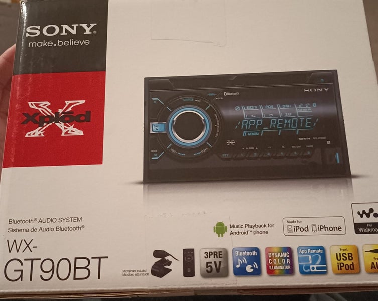 Sony Xplod Bluetooth Car stereo WX-GT90BT Carousel 2