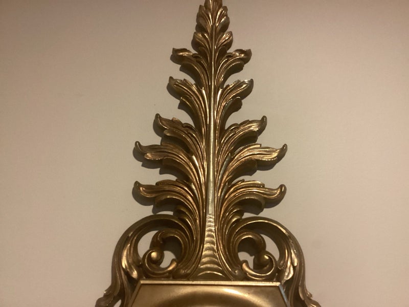 Mid century Syroco USA Regency Ornate style clock Carousel 2
